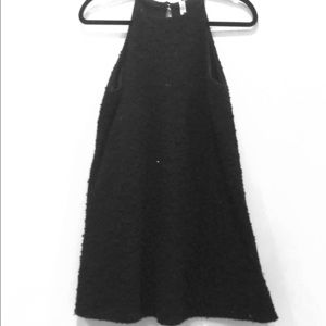 Little Black Sequin/Fuzzy Dress Sz S